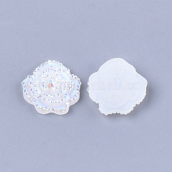 Cabochons rhinestone di resina&nbsp;X-CRES-T012-02
