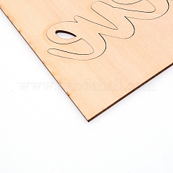 Holzausschnitte Ornamente&nbsp;LS-WOOD-WH0107-20