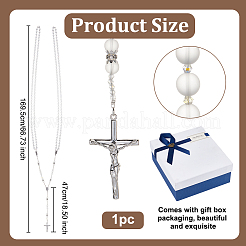 Стеклянные бусины свадебные четки лассо веревка для свадьбы&nbsp;HJEW-OC00259