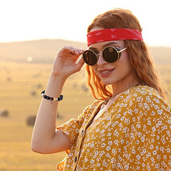 210шт 6 цвета деревянные бусины WOOD-GA0001-77