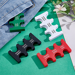 4 шт. 4 цвета АБС-пластик японский держатель для монет иен жесткий чехол-органайзер&nbsp;AJEW-HY0002-33B