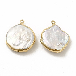 Барочные подвески из натурального жемчуга кеши PEAR-P004-24KCG