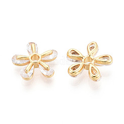 Латунные микропаве из прозрачного кубического циркония&nbsp;KK-N272-11G