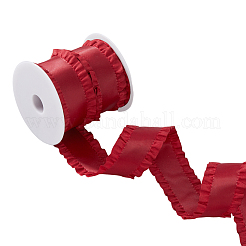 10 ярд полиэстеровой кружевной ленты с оборками DIY-FI0001-14A