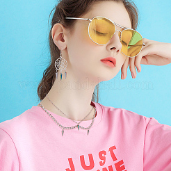 40 шт. подвески из нержавеющей стали 201 двух цветов&nbsp;STAS-UN0048-23