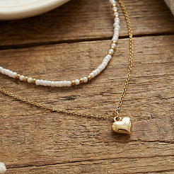 Herzanhänger aus Edelstahl&nbsp;CO2077-1