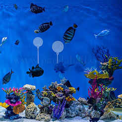 30 шт. 2-х стилевых подвесных подвесок из прозрачного акрила с возможностью открывания&nbsp;MACR-FH0001-30