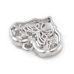 Латунные микро проложить кубического циркония подвески&nbsp;KK-D283-32P-01