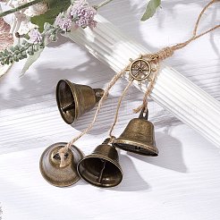 Campana colgante de hierro decoracion&nbsp;HJEW-JM02242