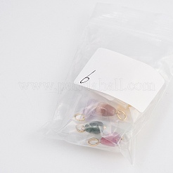 12 шт. из нержавеющей стали 304 с подвесками из кубического циркония&nbsp;STAS-G359-03G