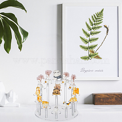 13-уровневый плоский круглый органайзер для минифигурок из акрила ODIS-WH0038-35