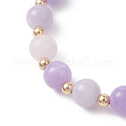 Женские браслеты из натуральных бусин аквамарина&nbsp;BJEW-JB12945