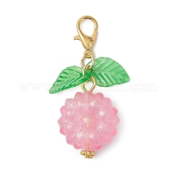 Подвесные украшения из прозрачного акрила с подсветкой HJEW-JM04407