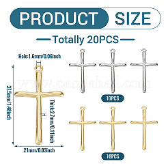 20шт 2 цвета подвески из сплава с покрытием стойки FIND-TA0007-95