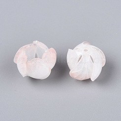 Колпачки для акриловых бусин в виде цветов SACR-T017-49B