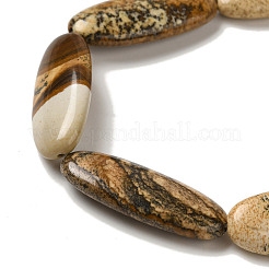 Естественного изображения яшмы бисер нитей G-B078-E01-01