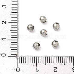 Круглые разделительные бусины из хирургической нержавеющей стали 316&nbsp;X-STAS-N032-02-4mm