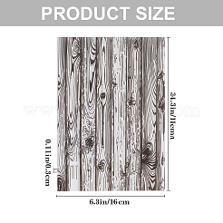 1 sello transparente de silicona con vetas de madera&nbsp;AJEW-CP0008-34