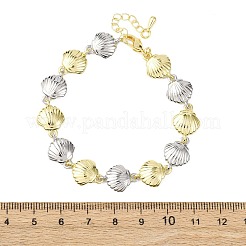 Браслеты из латунной цепочки для женщин BJEW-G762-01GP-02