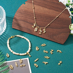 20 шт. 10 стиля латунных подвесок с микропаве из кубического циркония&nbsp;KK-TA0002-76