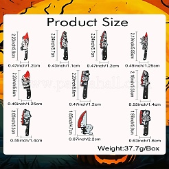 20шт 10 стиля напечатаны непрозрачные акриловые подвески&nbsp;MACR-CJ0001-87