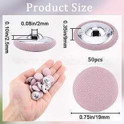50 шт. пуговицы из ткани с 1 отверстиями&nbsp;DIY-GF0008-50B