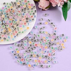 200 г 2 цвета светящиеся акриловые бусины&nbsp;MACR-SZ0001-60