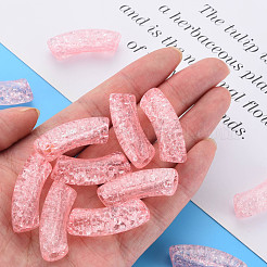 Прозрачных бусин акриловые треск CACR-S009-001B-N26