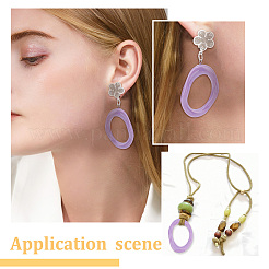 40 шт. 10 соединительных кольца из смолы&nbsp;CRES-AR0001-21