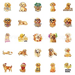 50 шт. бумажные наклейки с изображением мультяшной собаки STIC-C012-18