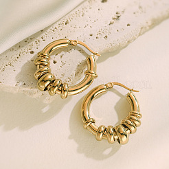 Серьги-кольца из нержавеющей стали 304&nbsp;WGF6457-02