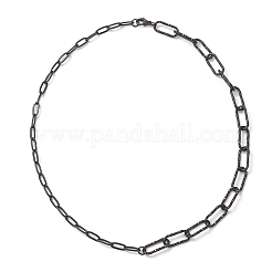 Ожерелья из нержавеющей стали 304 в виде скрепок для женщин и мужчин&nbsp;NJEW-JN05820