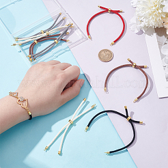 10шт 5 цвета нейлоновый витой шнур для изготовления браслета&nbsp;MAK-UN0001-67