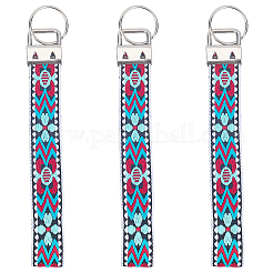 Брелок из железа с полиэстеровой окантовкой KEYC-WH20054-011A