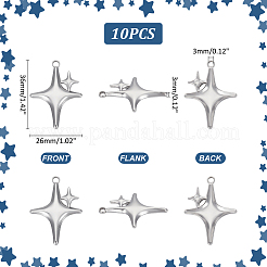 10 шт. подвески из нержавеющей стали 304 STAS-UN0061-12