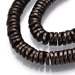 Гальванизировать немагнитных синтетический гематит бисер пряди G-N0321-07B