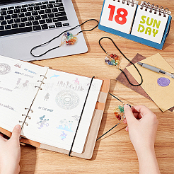 Ahademaker 4шт 2 стильные эластичные закладки AJEW-GA0004-86