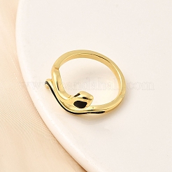 Латунные эмалевые манжеты для женщин&nbsp;RJEW-F188-04G-01