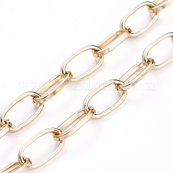 Chaînes de câble en aluminium / chaînes de trombones chaînes de lunettes&nbsp;AJEW-EH00011