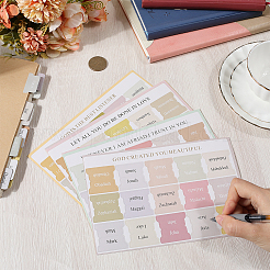 Etiqueta adhesiva papel pegatinas autoadhesivas&nbsp;DIY-WH20001-30B