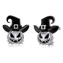 Orecchini a perno in lega smaltata di Halloween&nbsp;WGD1460-01