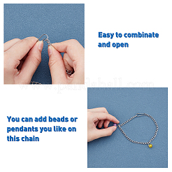 DIY-Kits zur Herstellung von Kettendekorationen aus Edelstahl 304&nbsp;DIY-UN0002-39P