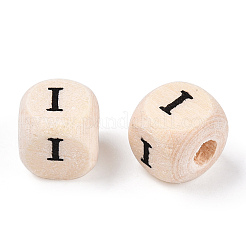 Печатные бусины из натурального дерева шима WOOD-TAC0005-29B-01I