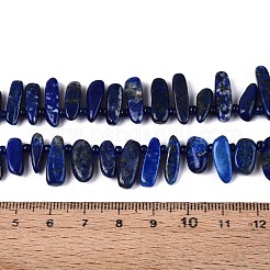 Нитки бусины из натурального ляписа-лазури&nbsp;G-Z091-A23