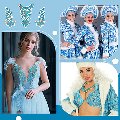 1 шт. цветочные компьютеризированные вышитые нашивки с термоклеем/пришиванием&nbsp;PATC-FG0003-10A