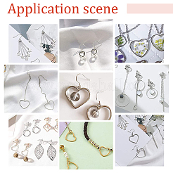 Латунные кольца-сердечки и железные соединительные стержни&nbsp;FIND-PH0005-81