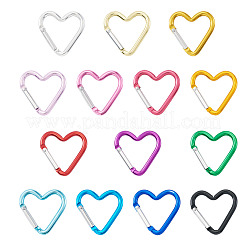 15 mousqueton à vis en alliage de zinc 15 couleurs&nbsp;FIND-TA0009-84