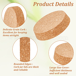 Деревянные пробки для бутылок AJEW-WH0024-164D