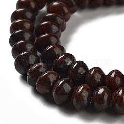 Природные брекчированных яшмы бисер нитей G-G084-C14-01