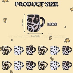 12шт 3 цвета чашки силиконовые фокусные бусины SIL-SZ0001-23